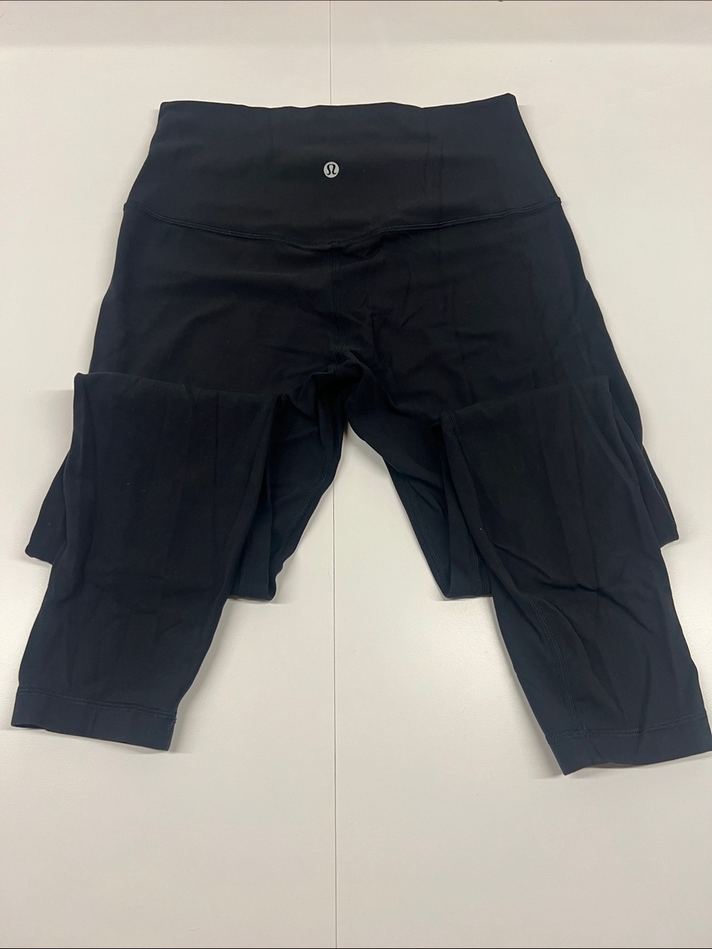 lululemon athletica Black Kids Cropped Leggings with High Waist